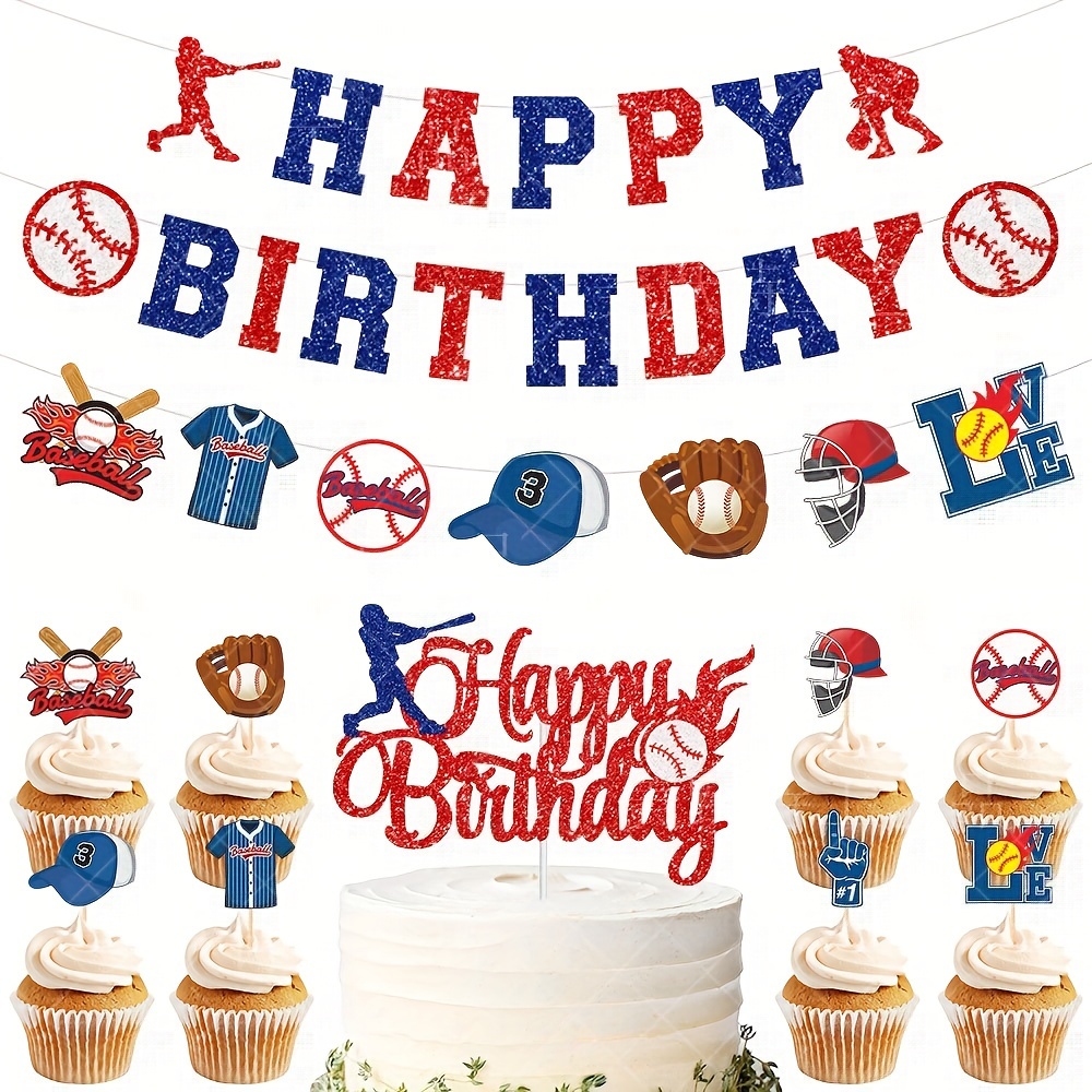  Suministros de fiesta de cumpleaños de Sonic - Los suministros  de fiesta de Sonic incluyen telón de fondo, pancarta de feliz cumpleaños,  adornos para cupcakes de pasteles, globos, espirales colgantes para