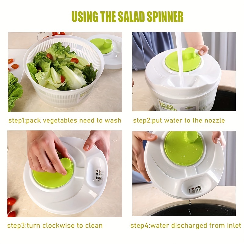 Centrifugeuse Pour Salade Électrique 2 En 1 Pour Salade, Salade