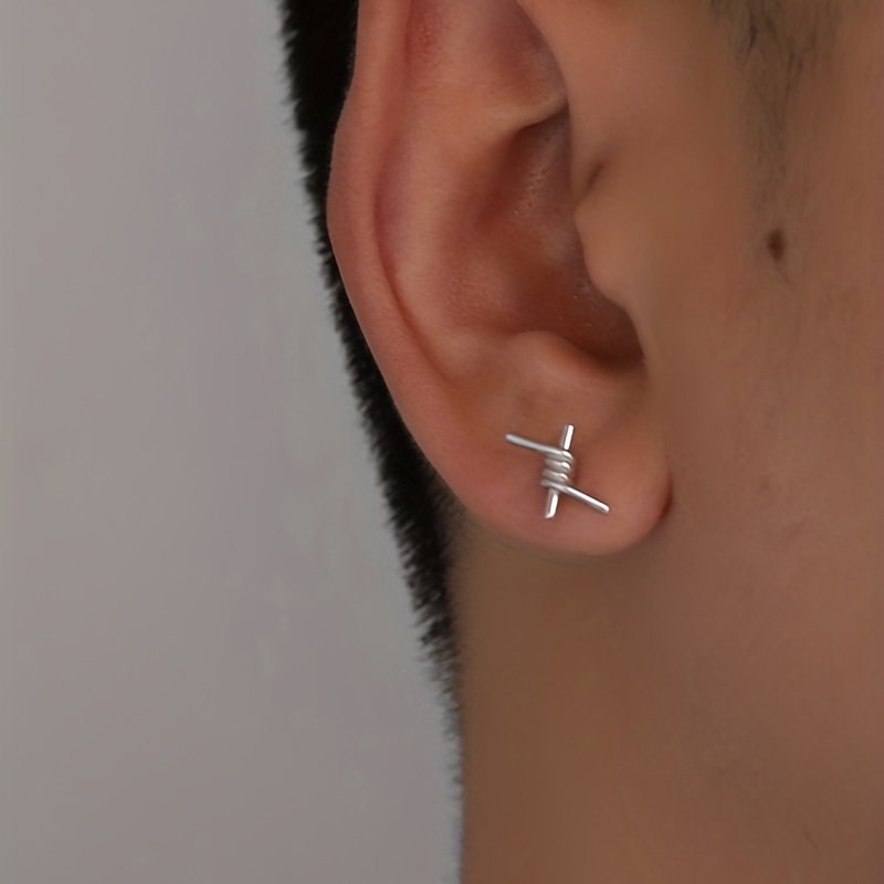 Unique mens clearance earrings