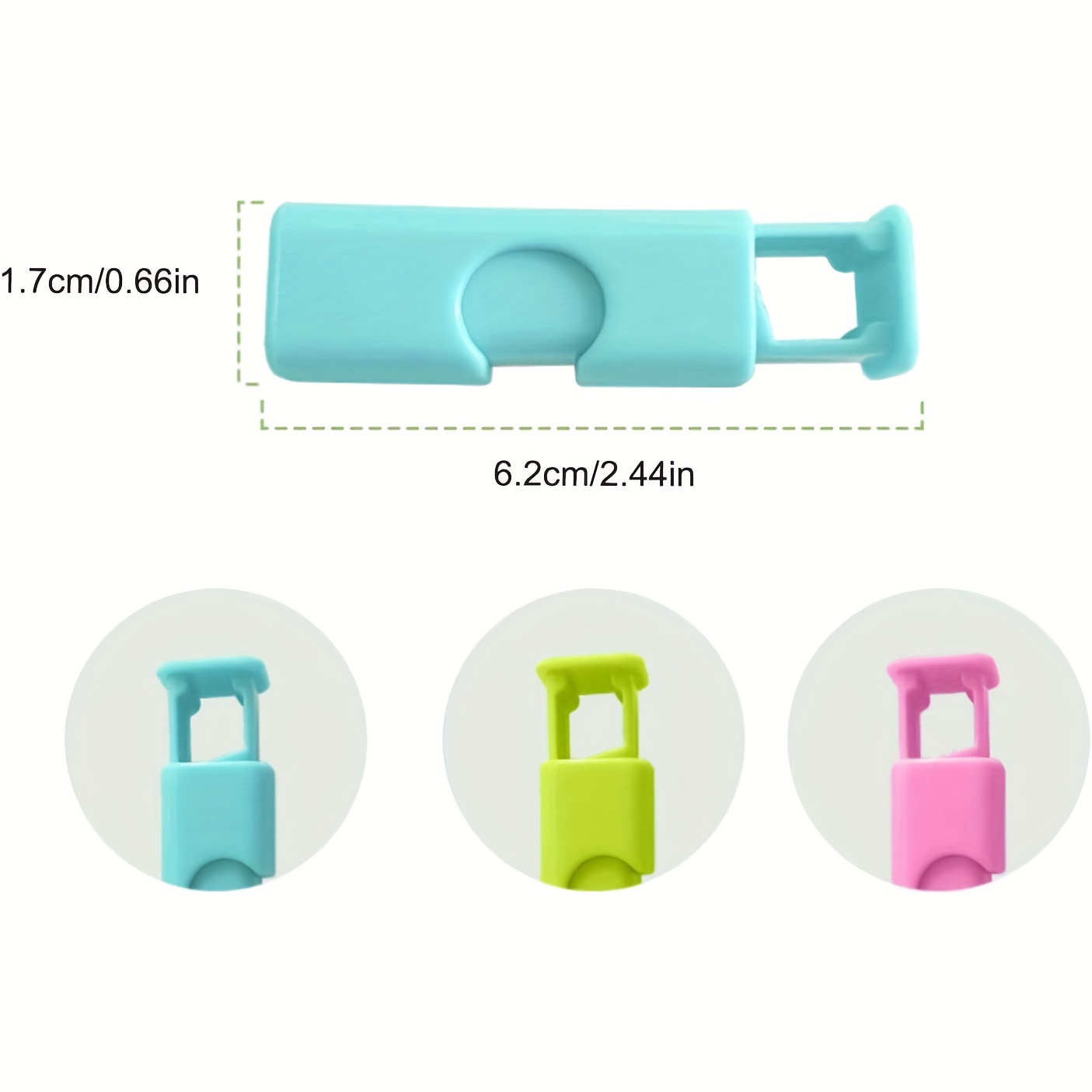 Squeeze Bread Bag Clips, Bag Cinches, Bagel Bag Clips, Grip Easy Squeeze &  Lock, Assorted Color, 6