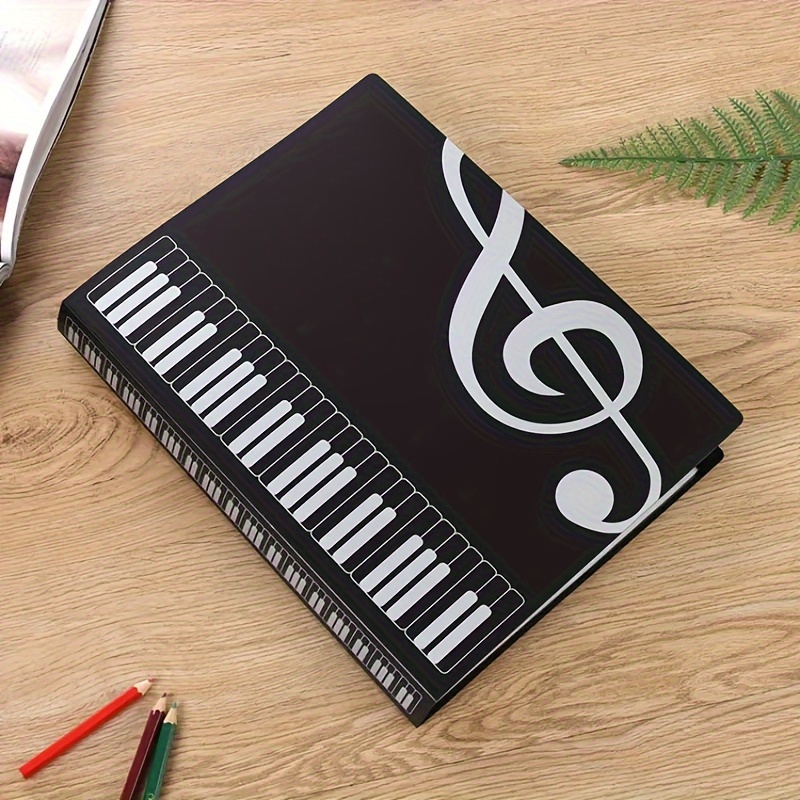 

Music Folder 40 Pockets - Organize And Protect Your Sheet Music And Files