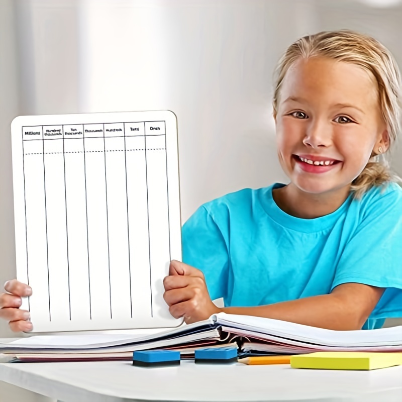 Kid-Friendly Small Dry Erase Whiteboard for Writing Practice 9x12