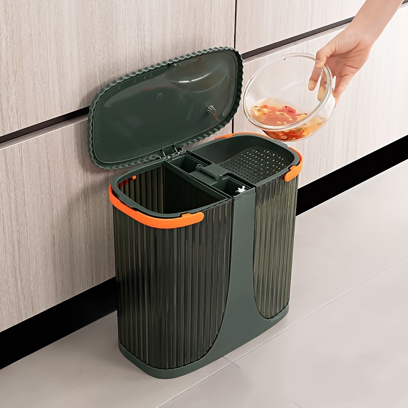 Household Dry and Wet Separation Trash can Tea Bucket Waste Water