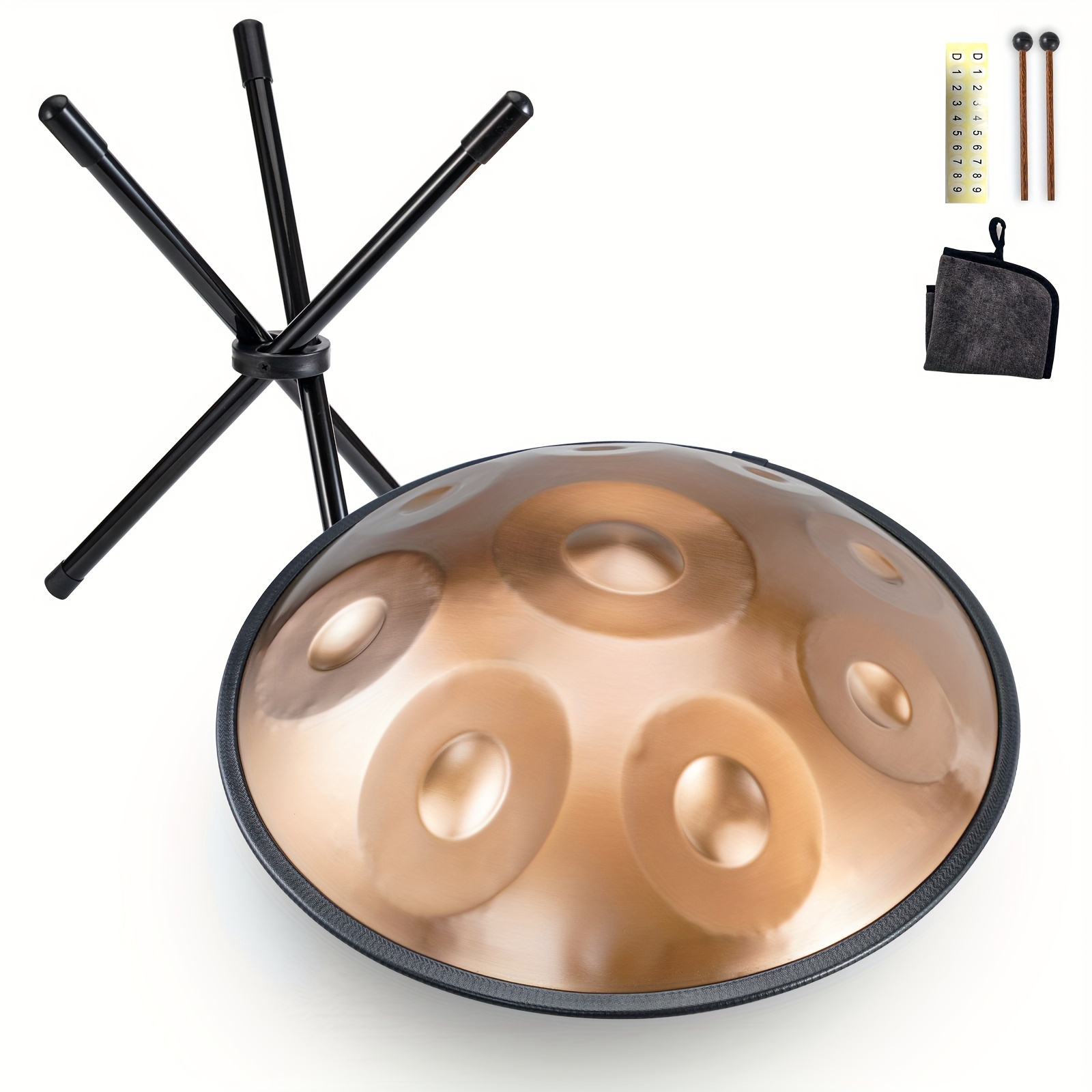 Tambour Handpan Professionnel 9/12 Note 22 Pouces D minor - Temu