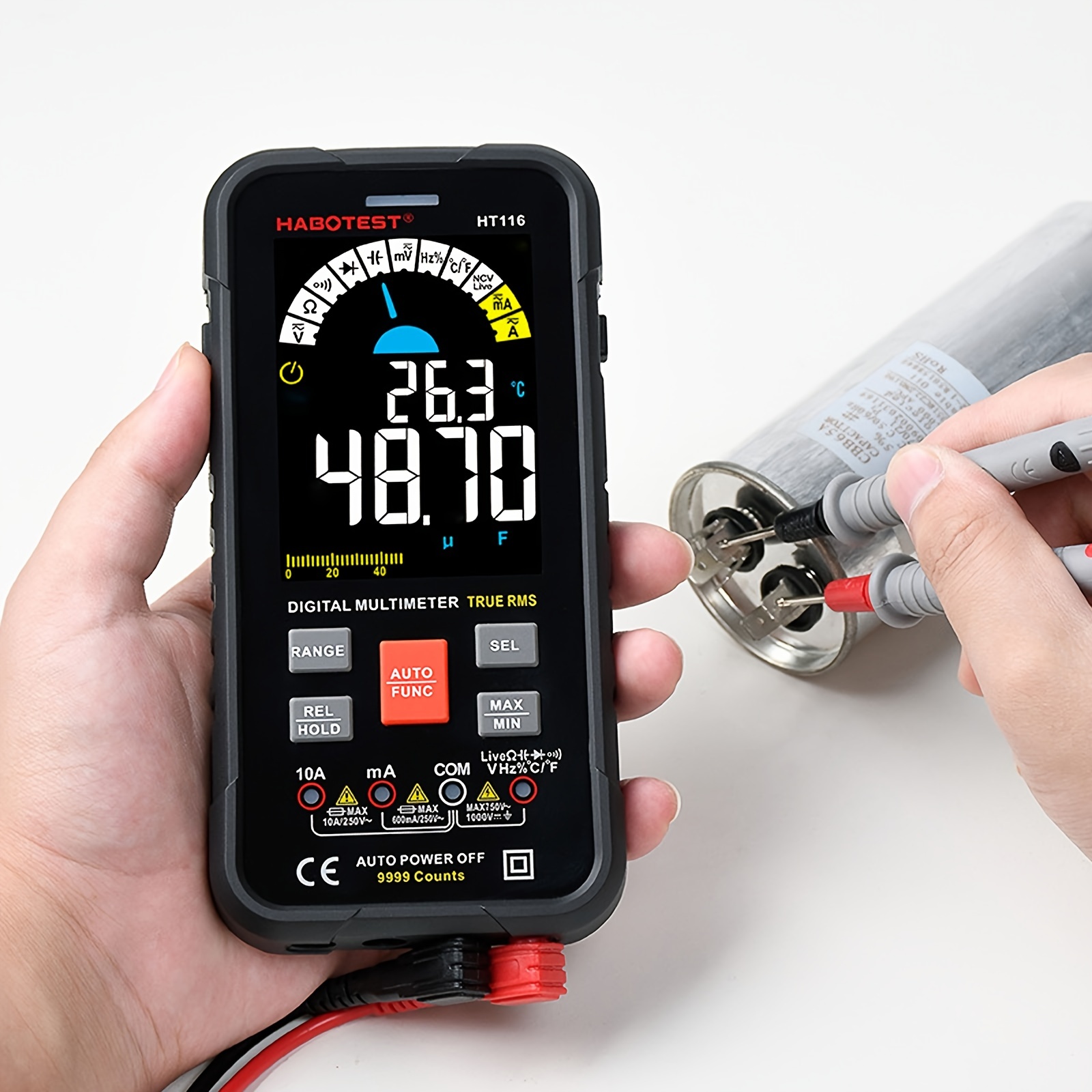 Multimètre numérique Voltmètre testeur électrique - Temu Belgium