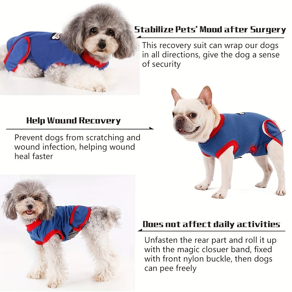 Breathable Recovery Suit For Dogs After Surgery Male And Female Abdominal  Wounds Or Skin Diseases E Collar Alternative Anti Licking Wounds  Comfortable And Protective, Today's Best Daily Deals