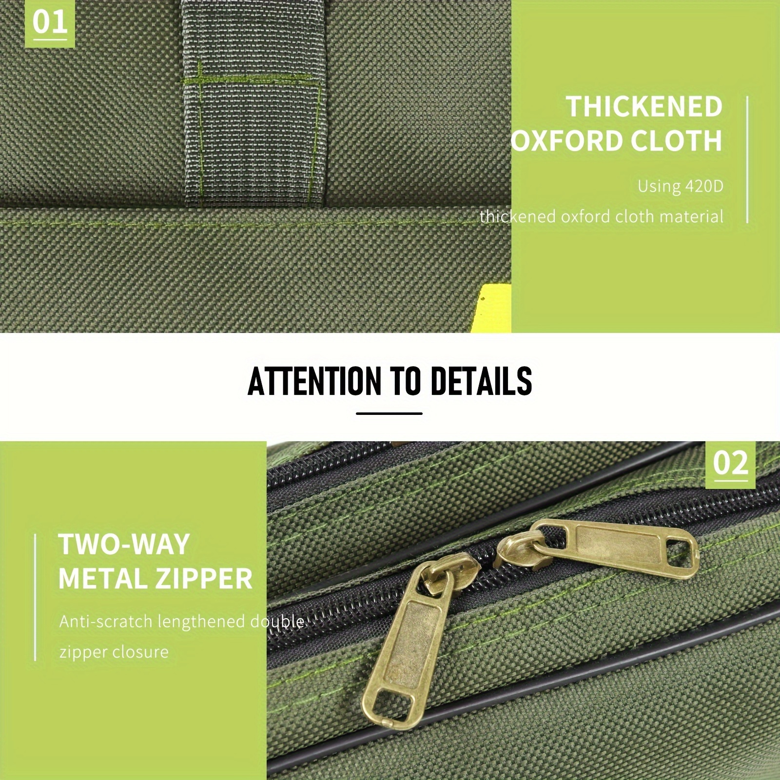 1pc Fishing Rod Bag Fishing Rod Protective Oxford Cloth Portable