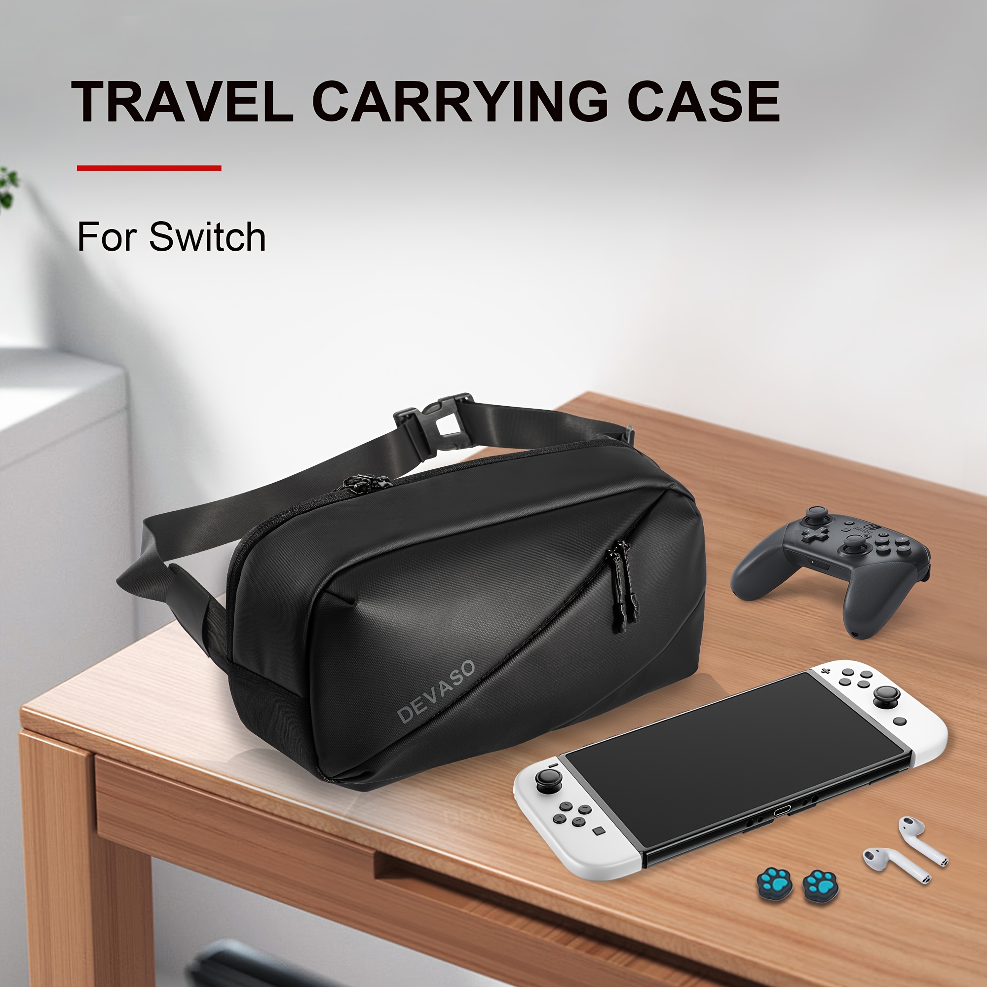 Carrying Case for Steam Deck / ASUS ROG Ally, Upgraded Large