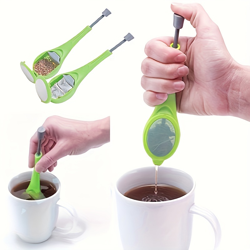 Healthy Total Tea Infuser Strainer Bags Loose Leaf Steeper Press Tea Filt  Tool