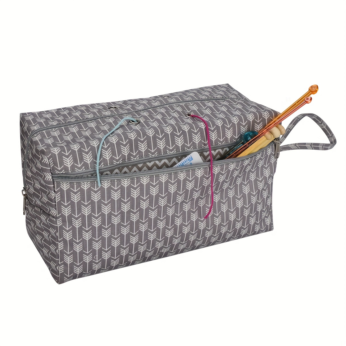 Yarn Storage Bag Crochet Beginner Yarn Organizer Bag With - Temu