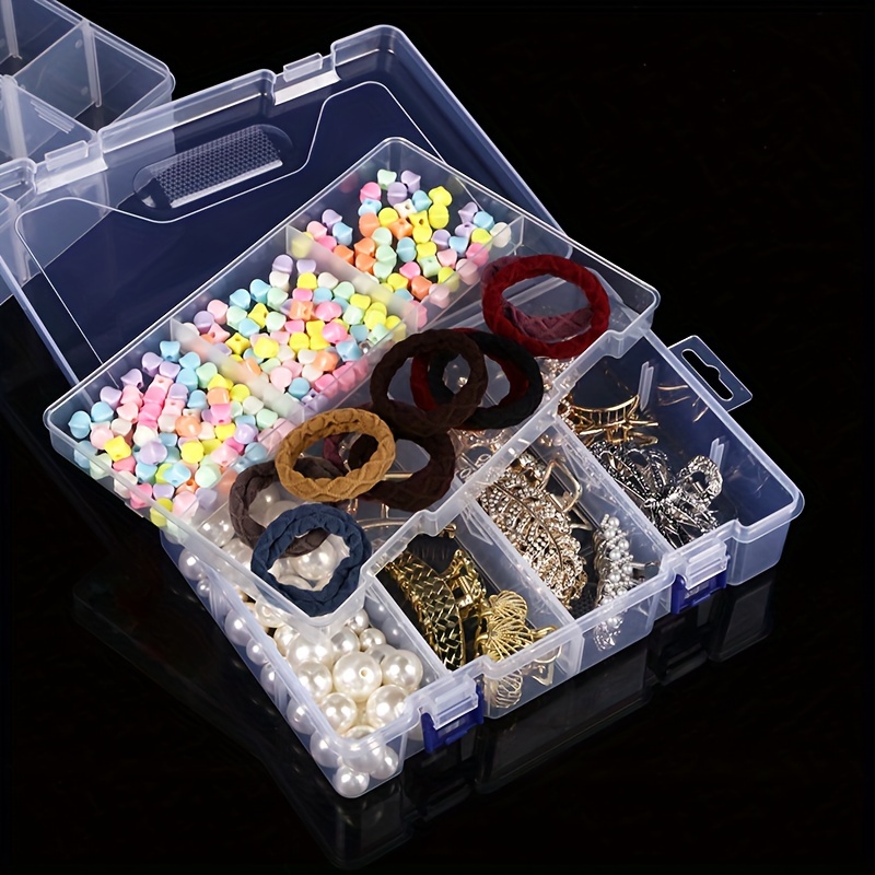 Plastic Double Layer Storage Box 8 Compartments Detachable - Temu