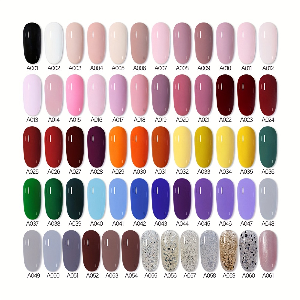 Gel Nail Polish Series Gel Nail Polish Soak Off Uv Led - Temu