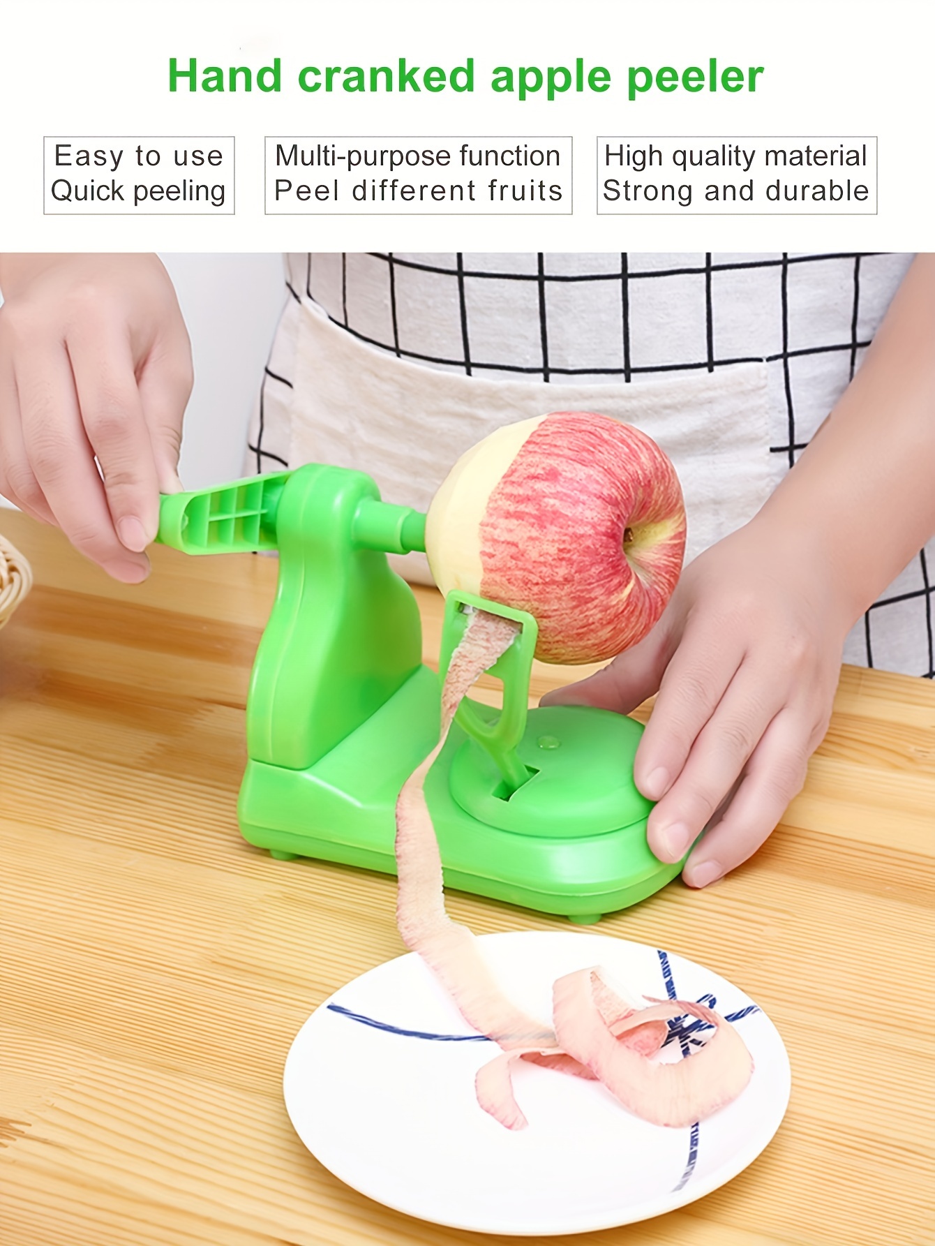 Hand-cranked Fruit Peeling Machine Apple Slicer Potato Peeler