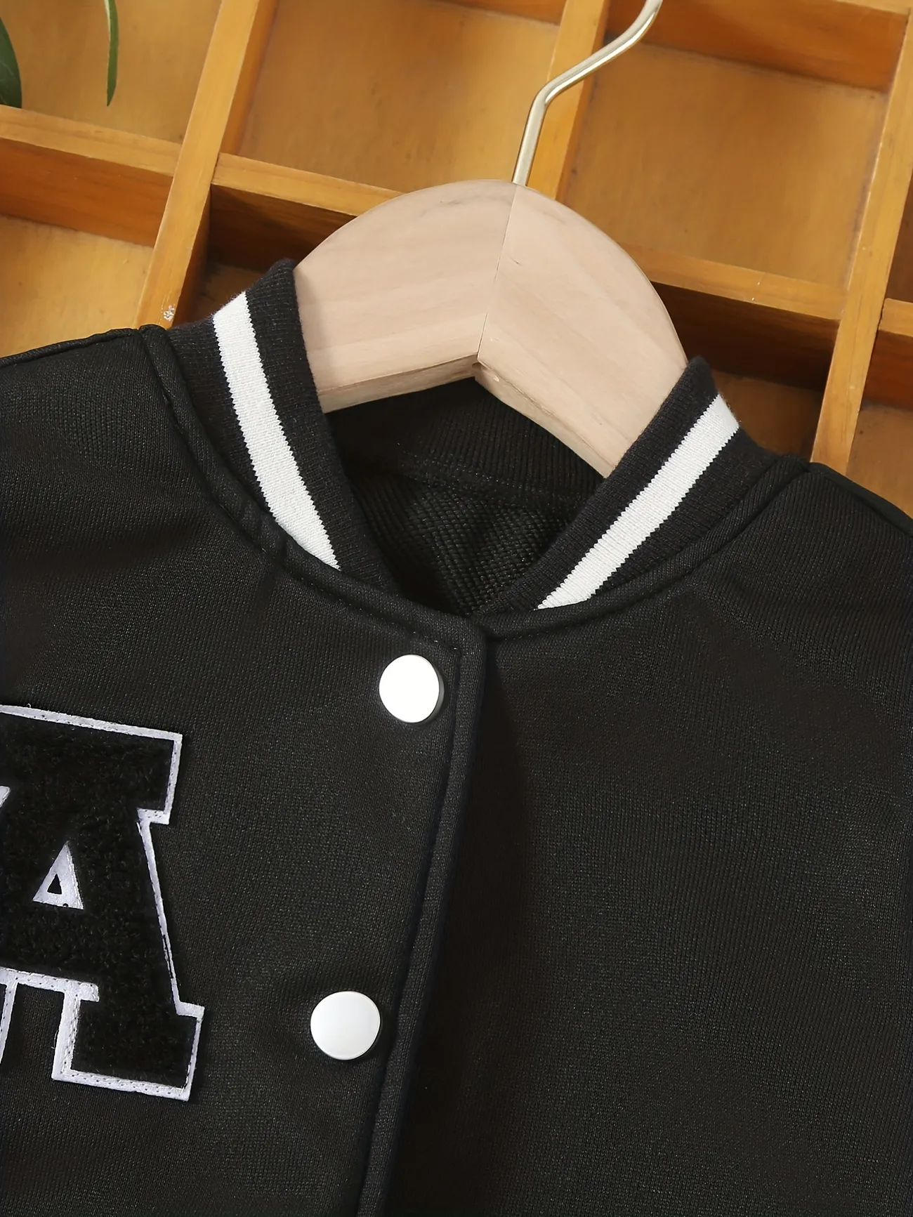 Baseball Jacket - Black/color-block - Ladies