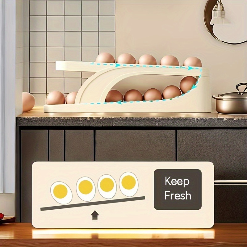Kitchen Egg Holder For Refrigerator And Kitchen Countertop - Temu