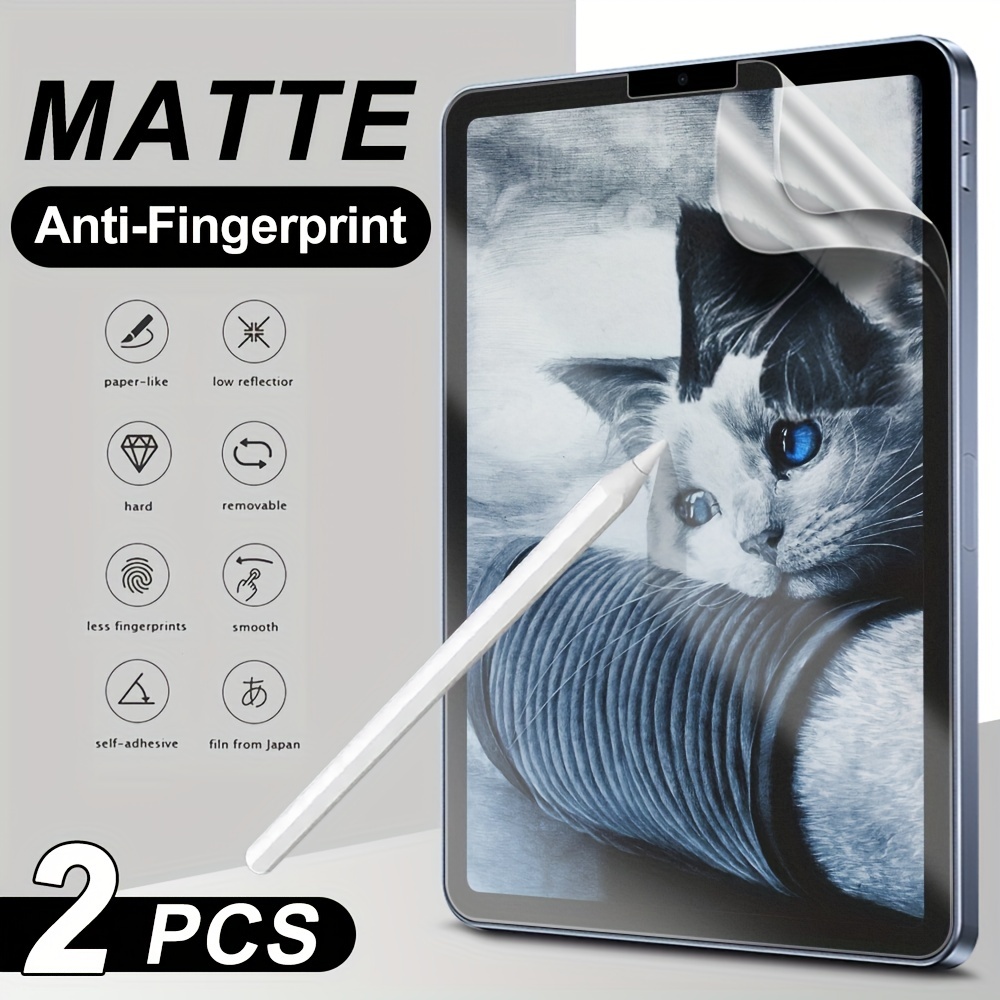 2 Feuilles De Protection D'écran En Papier Mat Pour IPad Air