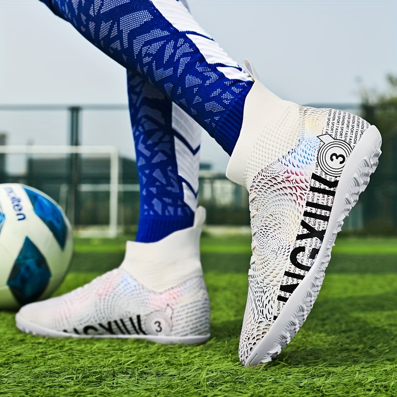 Chaussures De Football VIPER – Pour Juniors, Enfants Et Hommes – Semelle à Crampons Moulés – Noir/Or