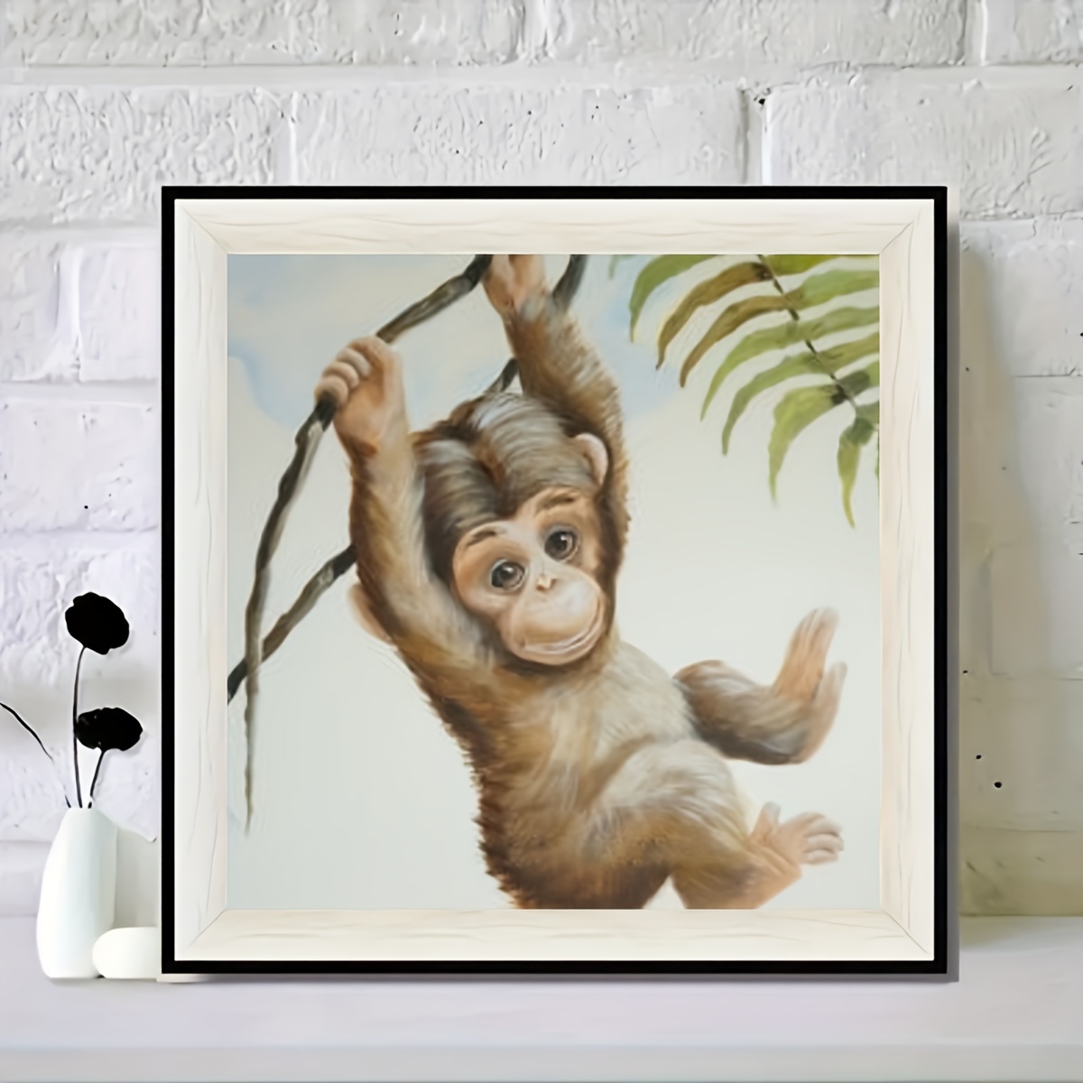 New Diamond Painting Tool Kit For Drawing A Small Monkey, 5D Self-made  Artificial Diamond Art Diamond Painting DIY Handmade Decoration Painting