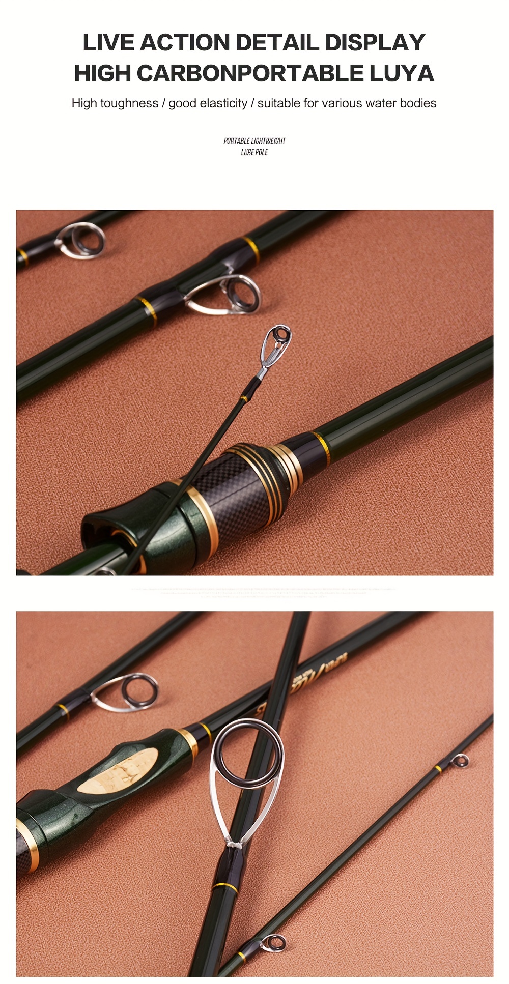 Super Hard Carbon Anchor Fishing Rod