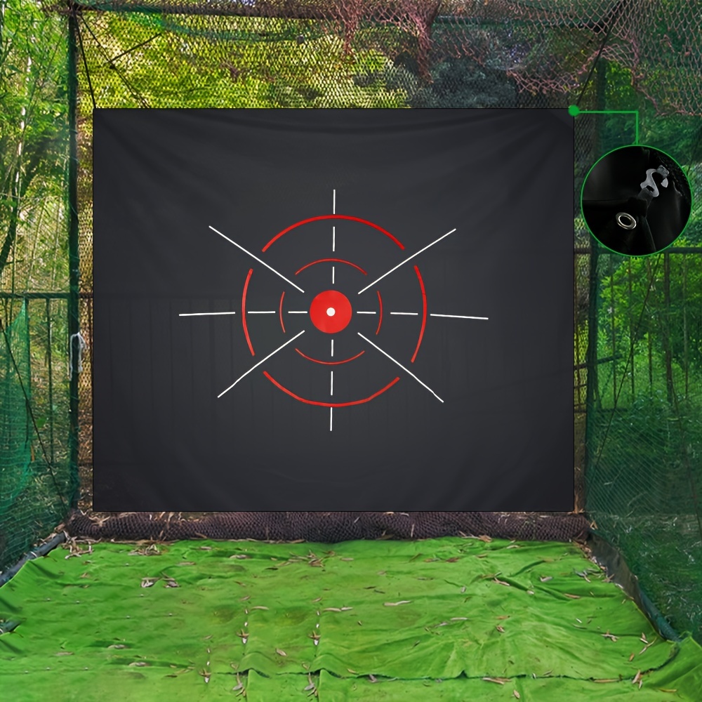 1pc golf hitting cloth mercerized velvet swing target cloth impact resistant durable flexible and not easy to be damaged easy to install practice net multi functional target cloth for golf fans details 0