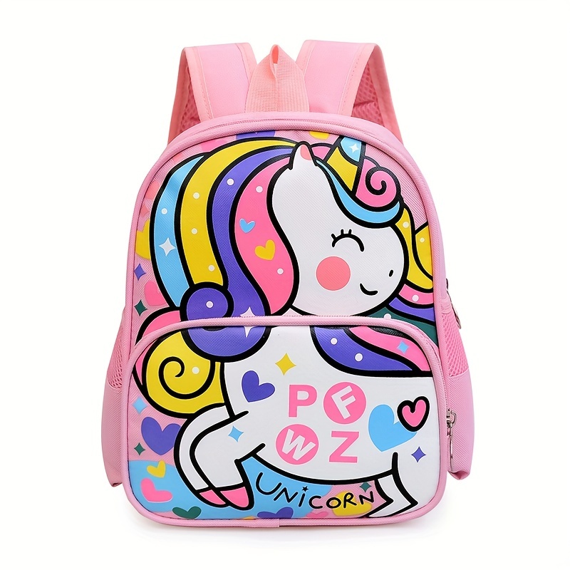 Kids Cartoon Pony Backpacks School Bag