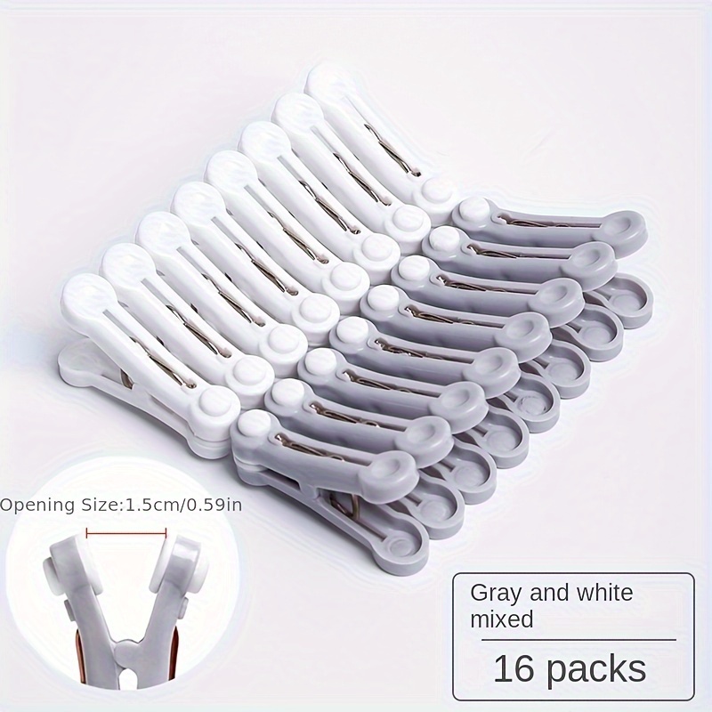 Plastic Clothespins, Windproof Fixed Multifunctional Drying Clips, Clothes  Pants Windproof Drying Small Clips - Temu