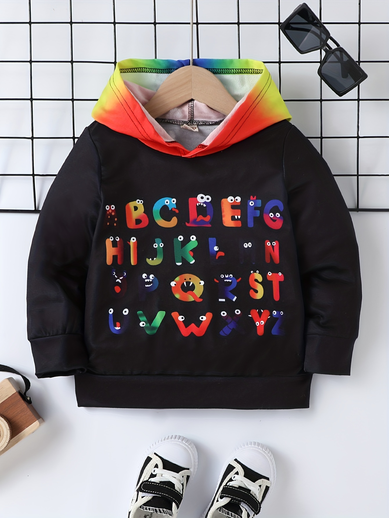 Splash Ink Unspeakable Letter Print Boys Casual Pullover - Temu