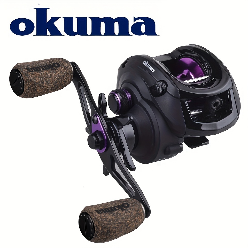Okuma Fishing Reel Low Profile Baitcast Reel 9+1bb Casting - Temu
