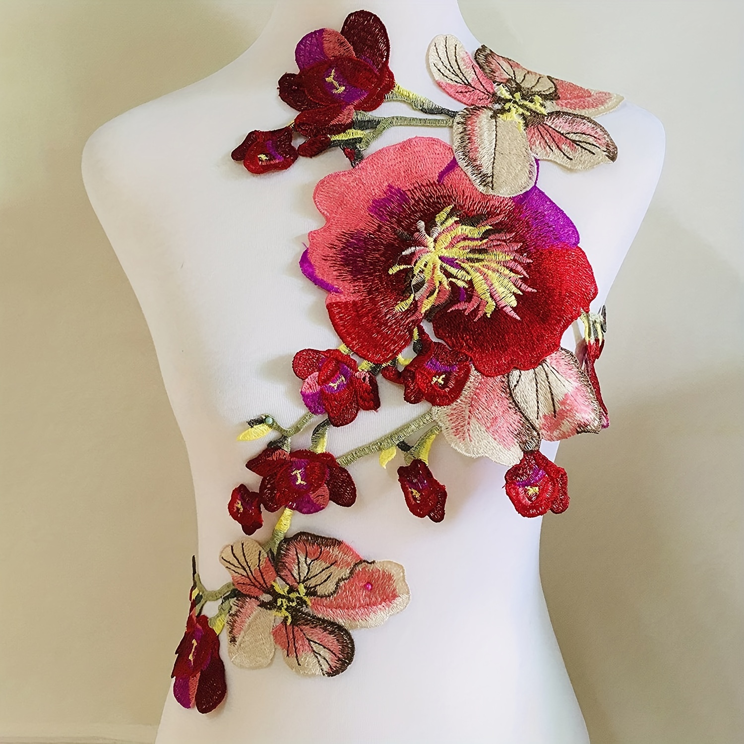 Clothing Accessories Ethnic Style Flower Water soluble - Temu