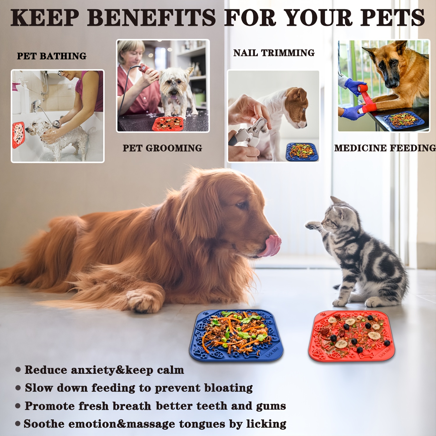 The Benefits of Using Lick Mats for Your Dog