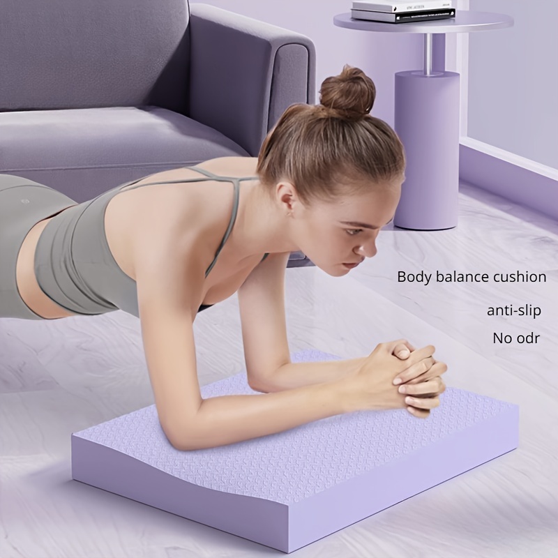 TPE Balance Pad Non Slip Little Yoga Mat Trainer Foam Board for Physical  Therapy Knee & Ankle Exercises Stability Workout