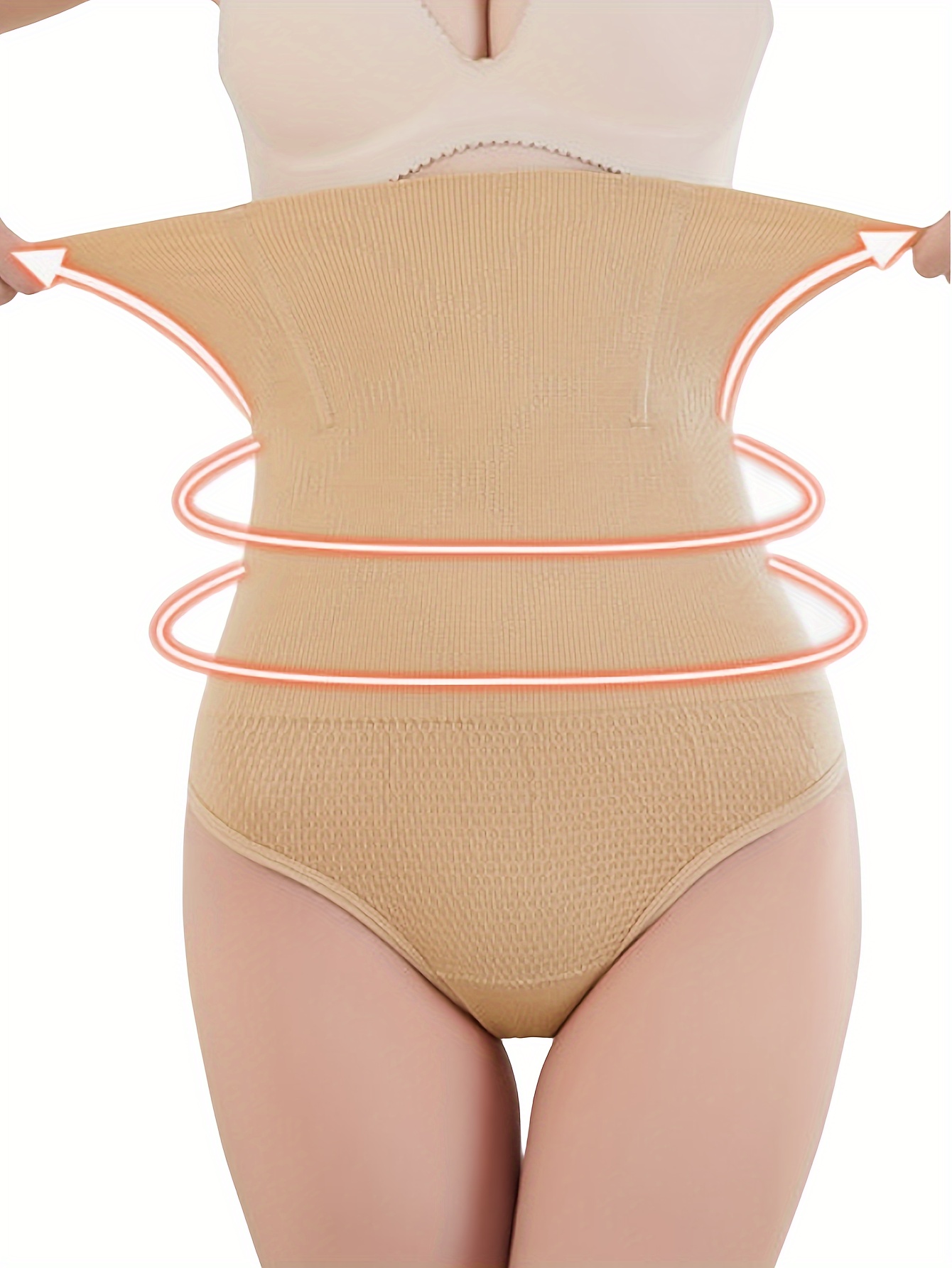 High Waist Shaping Thongs Tummy Control Compression Slimming - Temu Canada