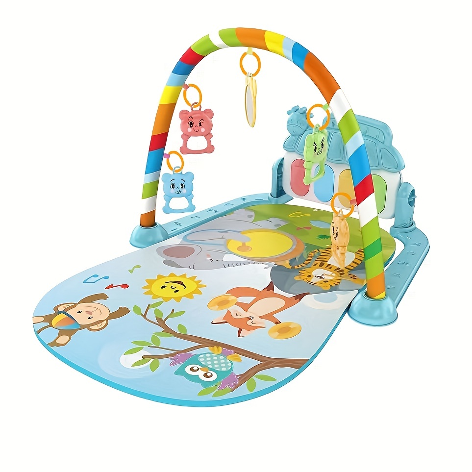 Baby Gym Play Mat Kick And Play Piano Gym With Cotton Mat - Temu