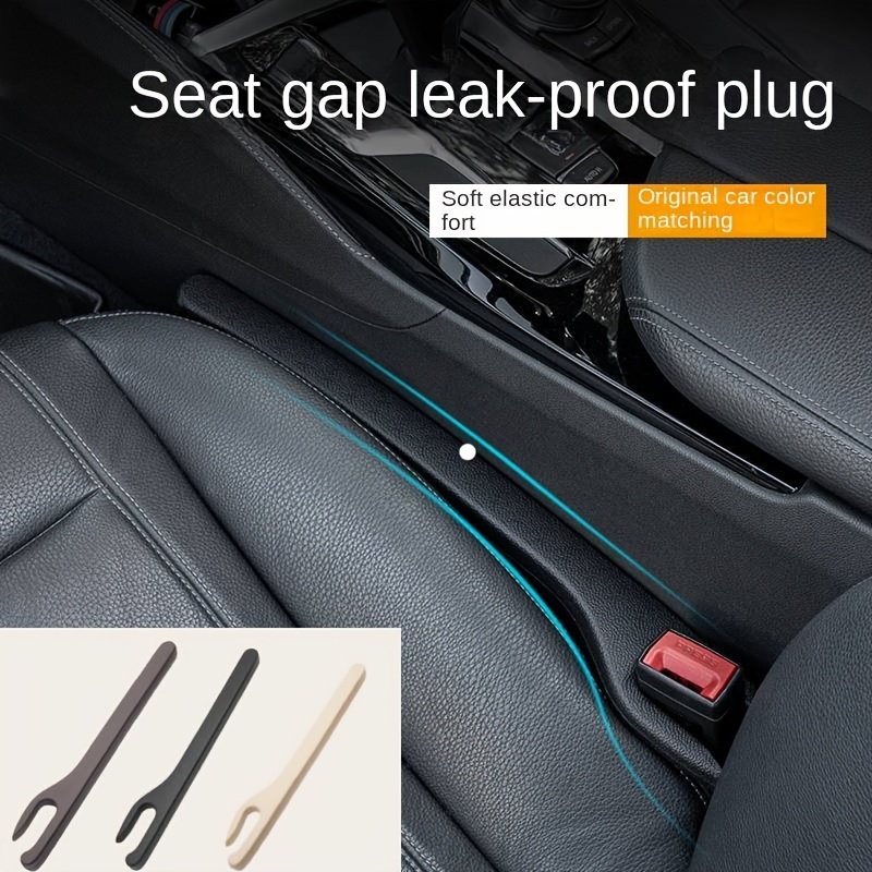 1pc Universal Leather Soft Car Seat Gap Filler Side Seam Plug Strip  Leak-proof Filling Strip Car Seat Gap Anti-drop Car Interior Accessories