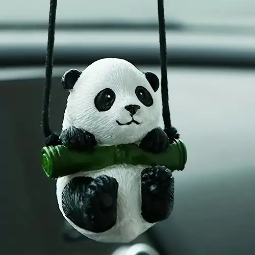 1pc Swinging Panda Auto Hängende Verzierung Auto Hängendes - Temu