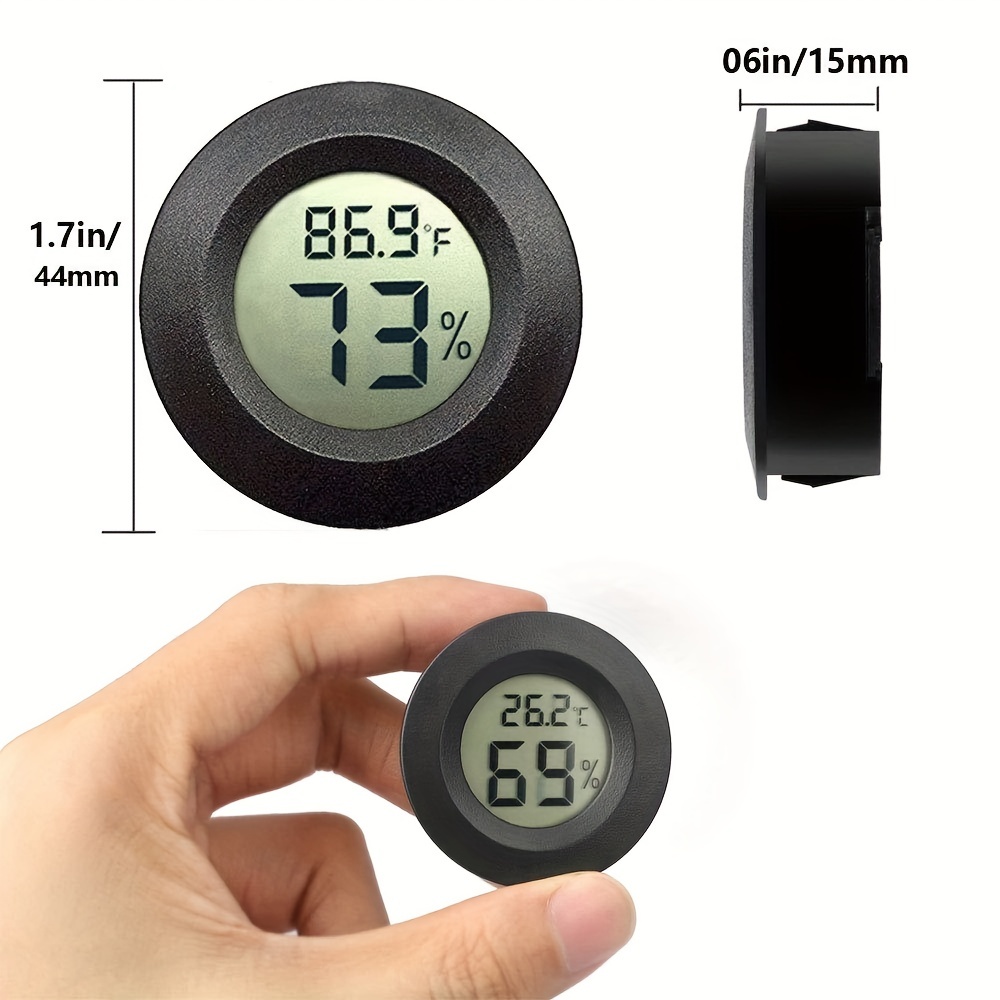 6 Pack Mini Small Digital Hygrometer Thermometer Indoor Temperature and  Humidity