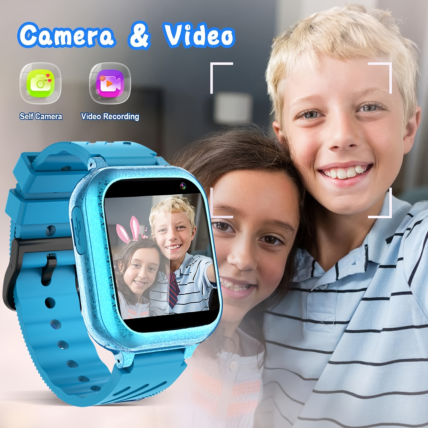 Kids Smart Watches Girls with 26 Games, High-Resolution