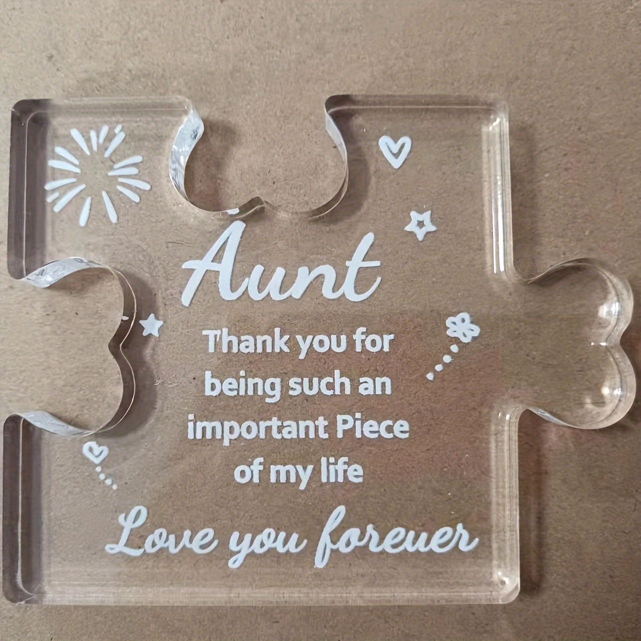  Funnli for Girlfriend Her Acrylic Puzzle Plaque