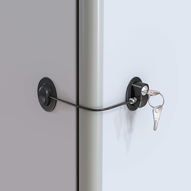 Safety Locks refrigerator Lock With Keys For Fridge Cabinets - Temu