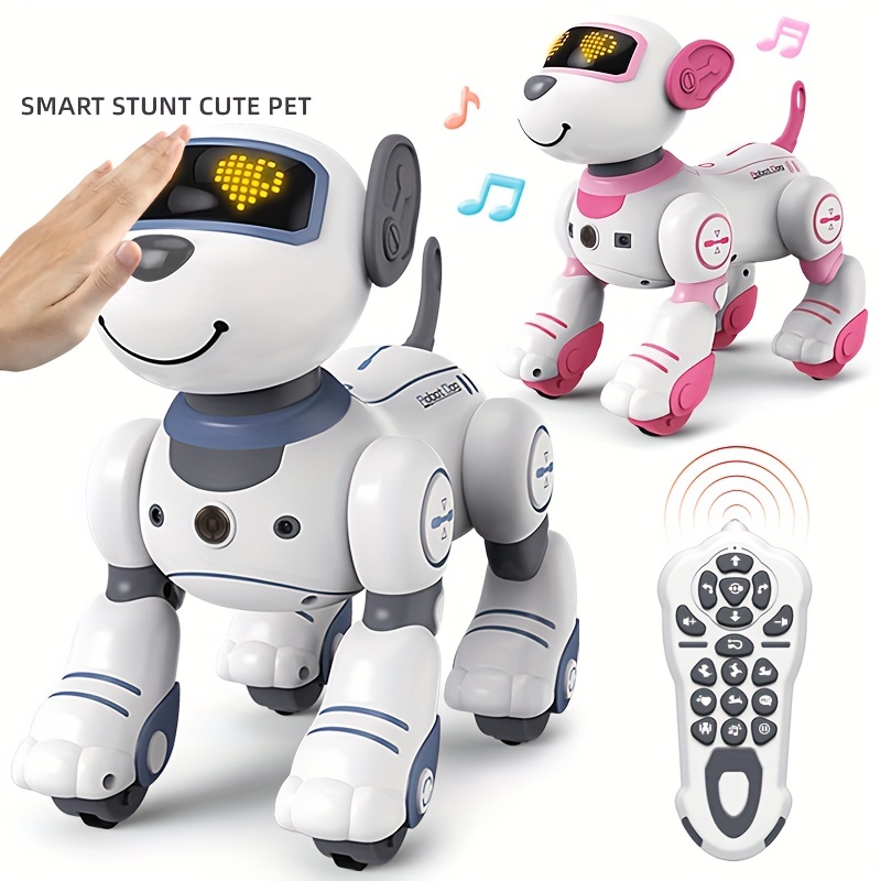 Perro Robot A Control Remoto Interactivo Recargable Juguete