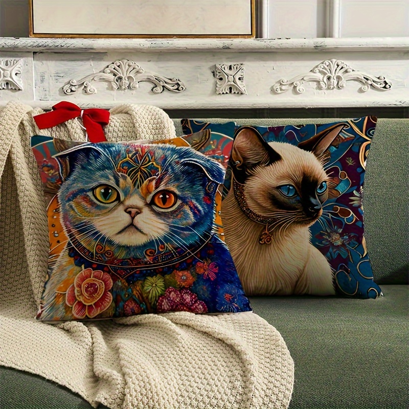 Cat pillowcase sale