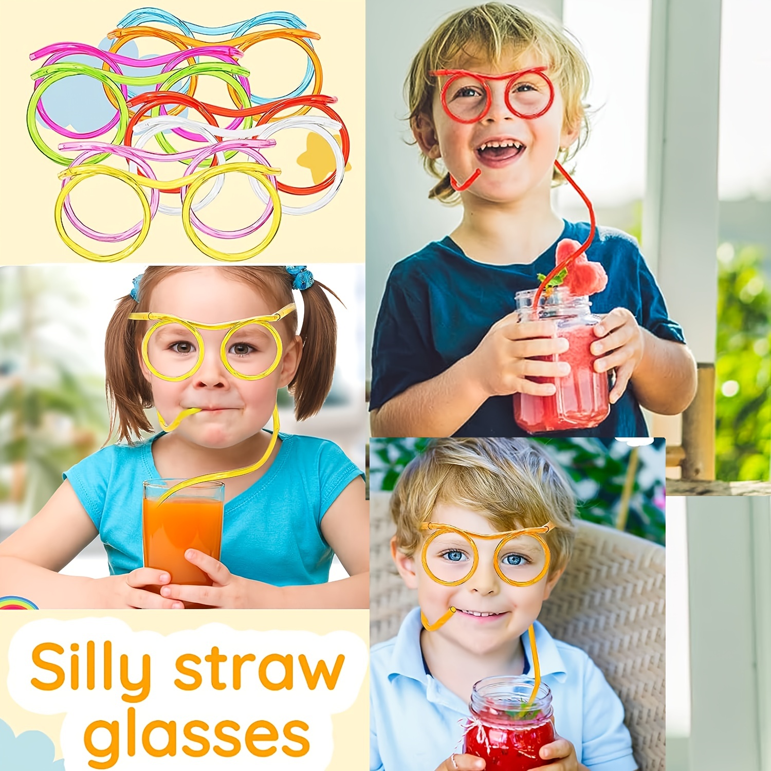 Silly Straw Goggles