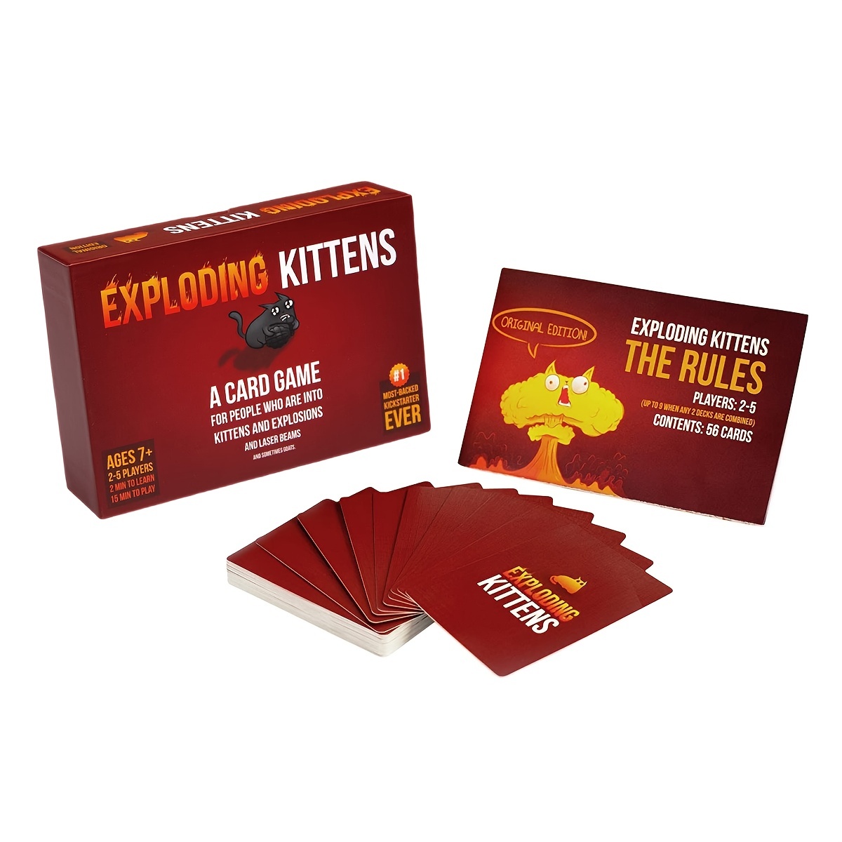 Exploding Kittens Happy Salmon by Exploding Kittens - Card Games for Adults  Teens and Kids - Fun Family Games - AliExpress