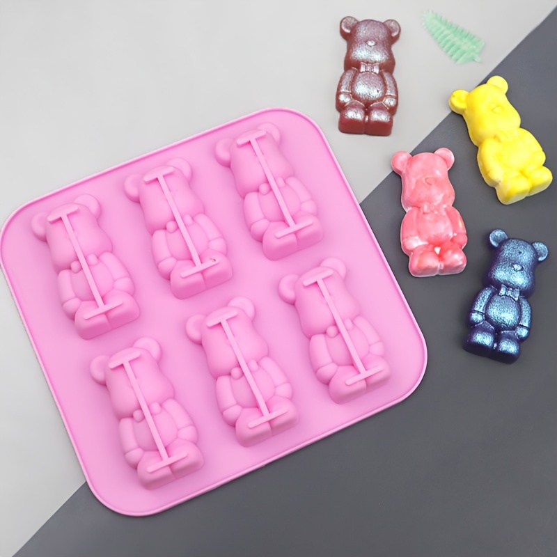 Gummy Bear Molds Candy Molds Fondant Chocolate Candy - Temu