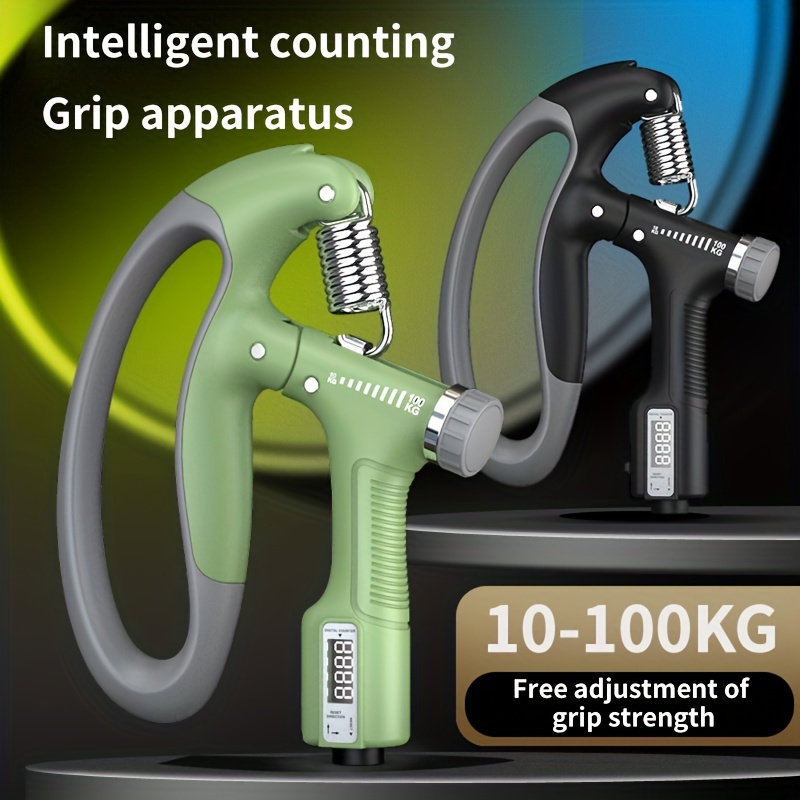 Adjustable Hand Grip Strengthener 2 Pack,Countable,Non Slip Grip Strength with Intelligent,Resistance 11-132 lbs for Athletes,Forearm, Fingers, Wrist