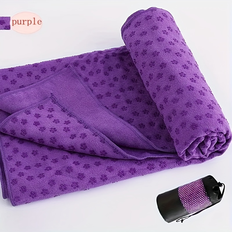 Non-Slip Yoga Pilates Mat Cover Towel Blanket Fitness Exercise Microfiber  Hot