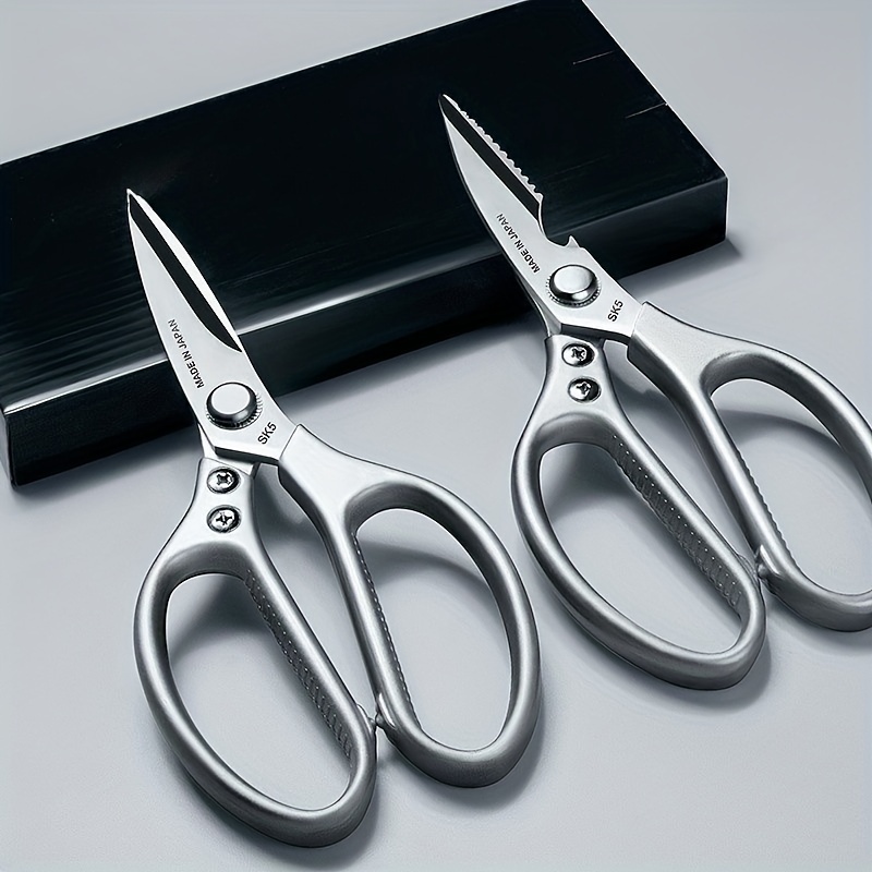 Professional Stainless Steel Kitchen Scissors With Aluminum Alloy