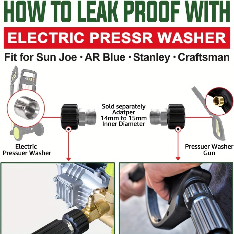 Pressure Washer Hose 4000 Psi X Kink Resistant Power Washers - Temu