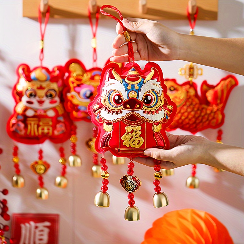 2024 Dragon Year Awakening Lion Pendant Chinese New Year - Temu