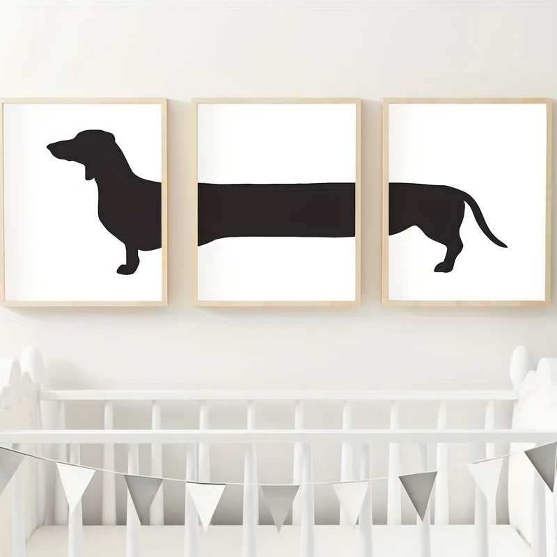 Dachshund nursery hot sale decor